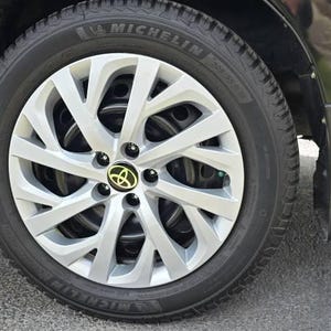 4 x 50mm 55mm 56mm 60mm 65mm 75mm wheel center hub caps stickers silicone emblems decals for Toyota rims covers