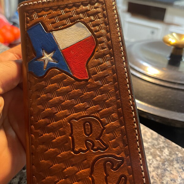 Custom Handmade Texas Wallets - Etsy