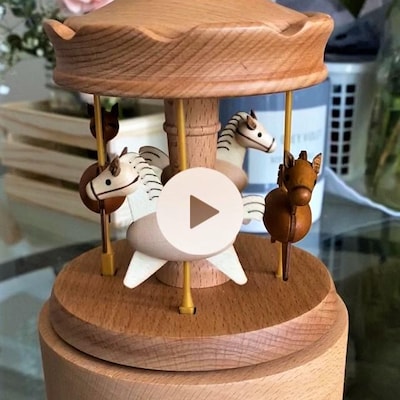 Wooden Dinosaur Music Box - A Personalized Gift For Your Daughter, Granddaughter Or Grandson - Perfect For Birthdays, Anniversaries And Christmas