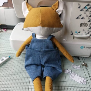 Fox Sewing Pattern PDF Make a Fox or Wolf Woodland Animal - Etsy