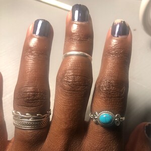 2mm Thick Plain 925 Sterling Silver Toe Ring – Adjustable Band