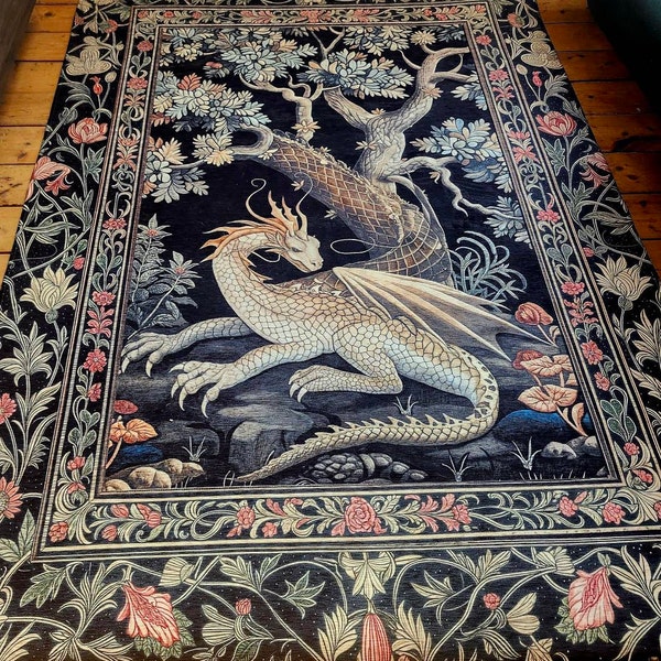 Ethereal Moth Tapestry Pillow Witchy Aesthetic Room Decor, Gothic Whimsical Occult Whimsigoth Wildflower Butterfly Fairycore Woven Cushion