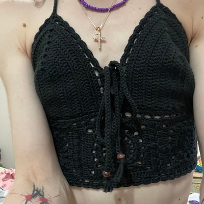 ecru crochet top