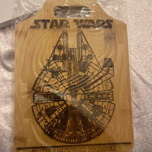 Star Wars Millennium Falcon Inspired Cutting Board is the Perfect Addition  to Any Star Wars Lovers Kitchen 