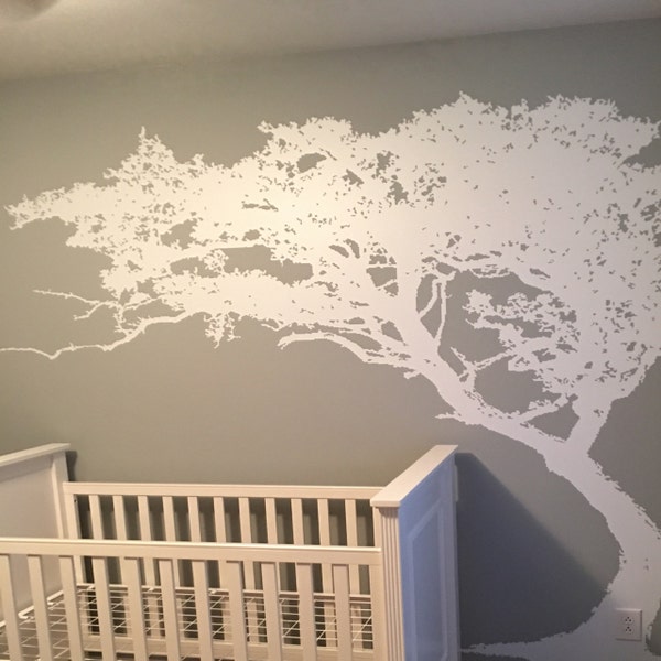 Large Wall Tree Decal Forest Decor Vinyl Sticker Highly Detailed ...