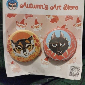 Warrior Cats Button Pack VILLAINS 