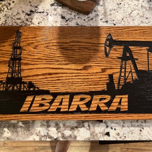 Oil Rig Personalized Sign the Rig and the Pump Jack - Etsy