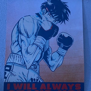 Hajime no Ippo Makunouchi Anime Canvas Manga Print Boxing -  Portugal