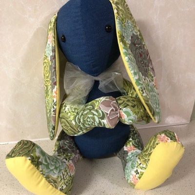 Easy Large Bunny Rabbit Memory Bear Sewing Pattern Jointed Teddy - Etsy