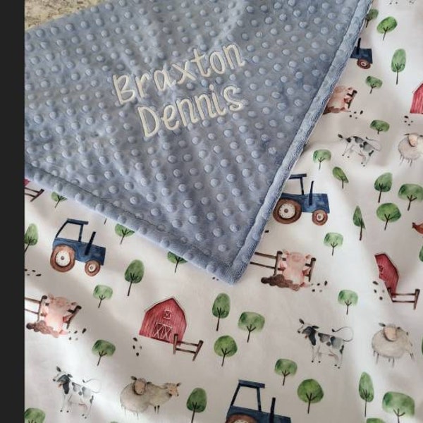 Barnyard Buddies Knitted Baby Blanket main image 0