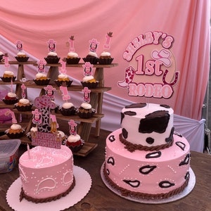 Rodeo Cake Topper My First Rodeo Cake Topper Birthday Cake Topper Cake ...