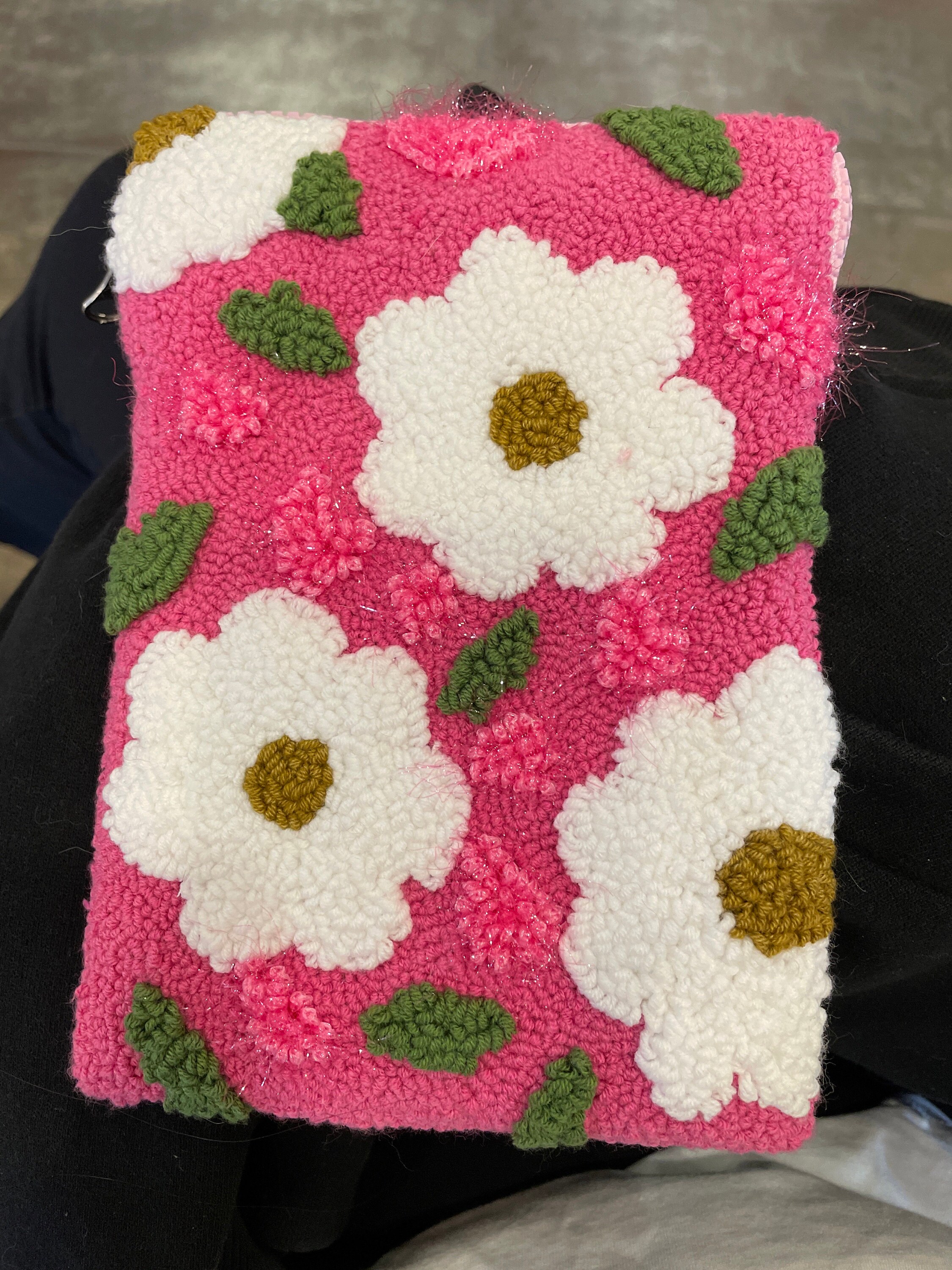 Daisies Kindle cover - kindle paperwhite case - Fabric book cover - Personalized kindle sleeve - Oasis case - kindle accessories gift