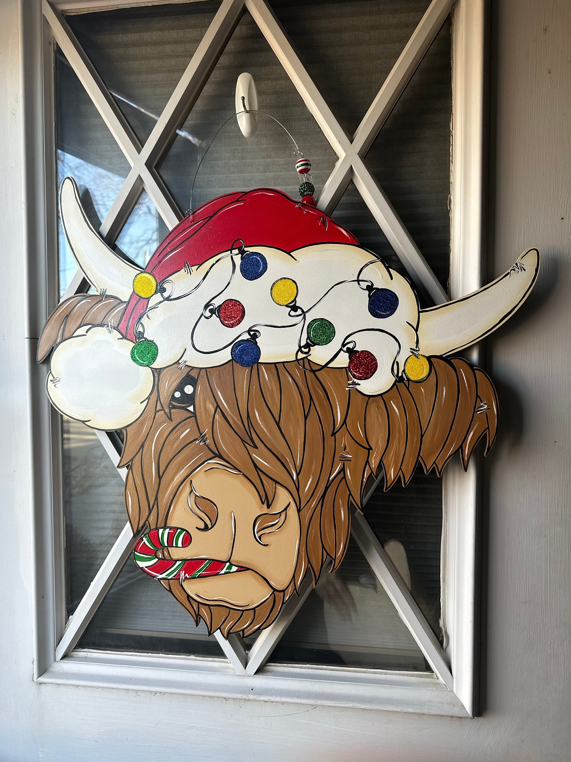 Christmas Highland Cow