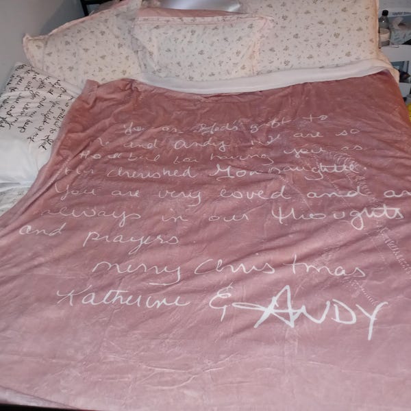 Personalized Wedding Blanket For Couples - Custom Name & Date Sherpa Throw, 50x60 Inches, Housewarming Gift - View #3