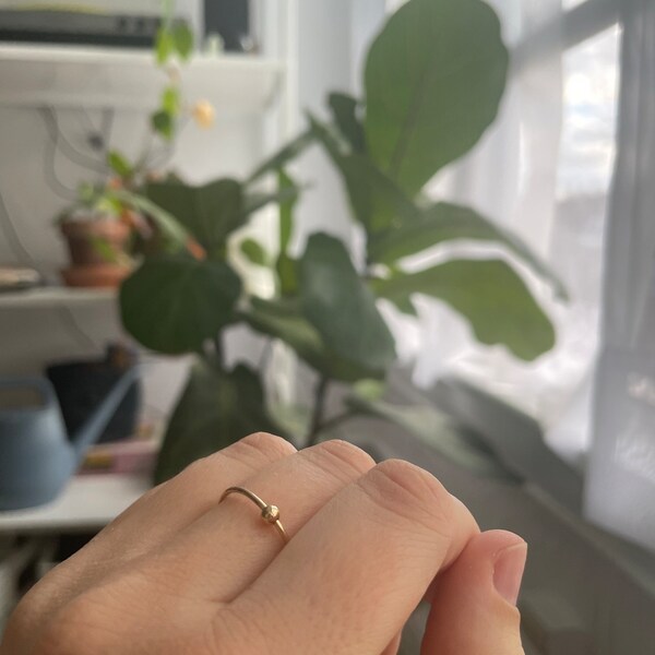 Anxiety Ring 14k Gold Filled Spinner Ring - Etsy