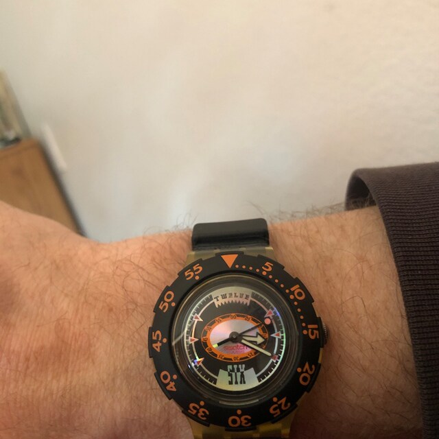 Vintage 1993 Swatch Scuba 200 TECH DIVING SDK110 - Unworn Mint