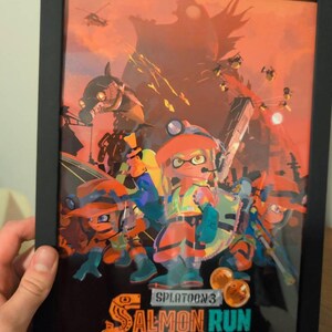 A4ポスター スプラトゥーン3 サーモンラン ネクストウェーブ - Etsy 日本