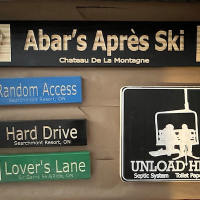 CUSTOM Wooden Trail Sign 4x18 - Etsy