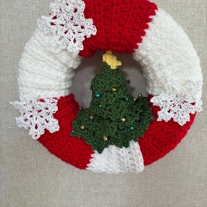 クリスマスツリーリースのかぎ針編みパターン - Etsy 日本