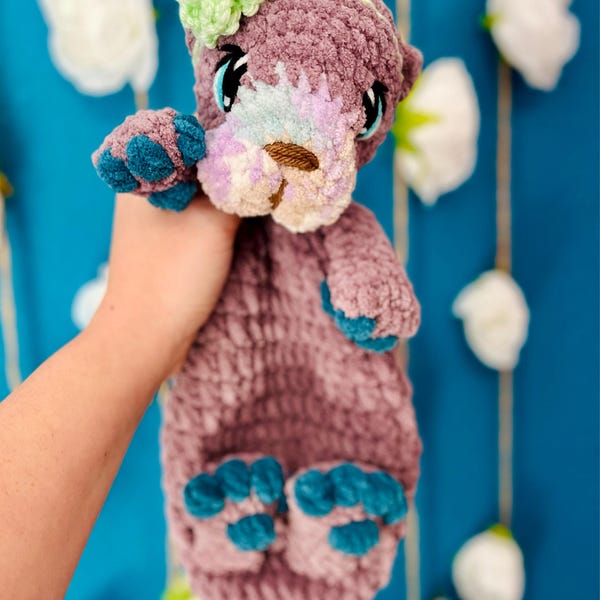 Rowan the River Otter Crochet Pattern LOW SEW Crochet Pattern Crochet