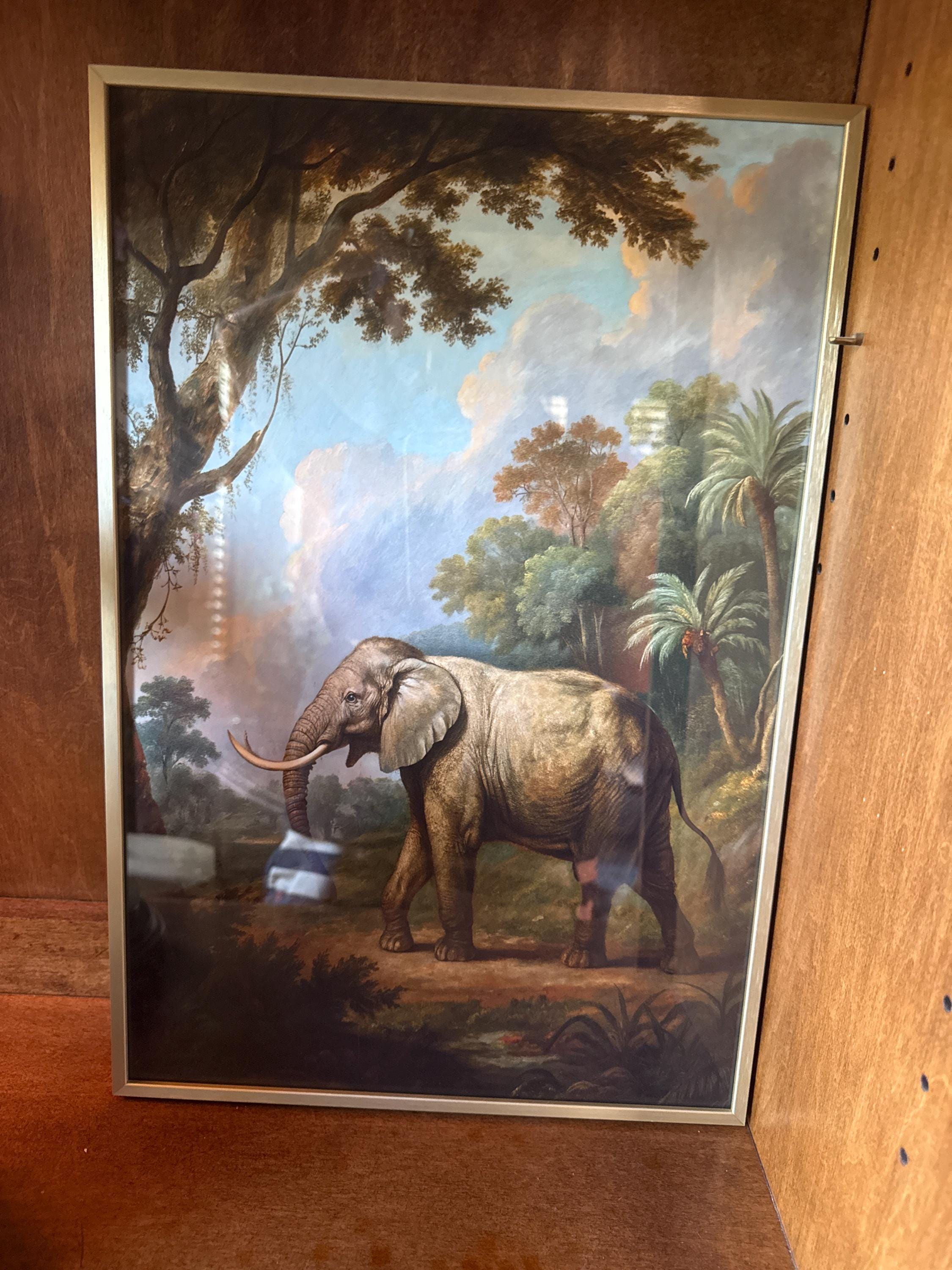Customer photo — Elephant Art Print – Framed Wall Art