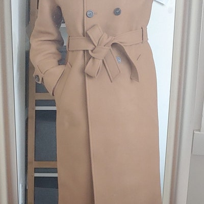 OVERSIZED CASHMERE COAT (NAVY BLUE) main image 1