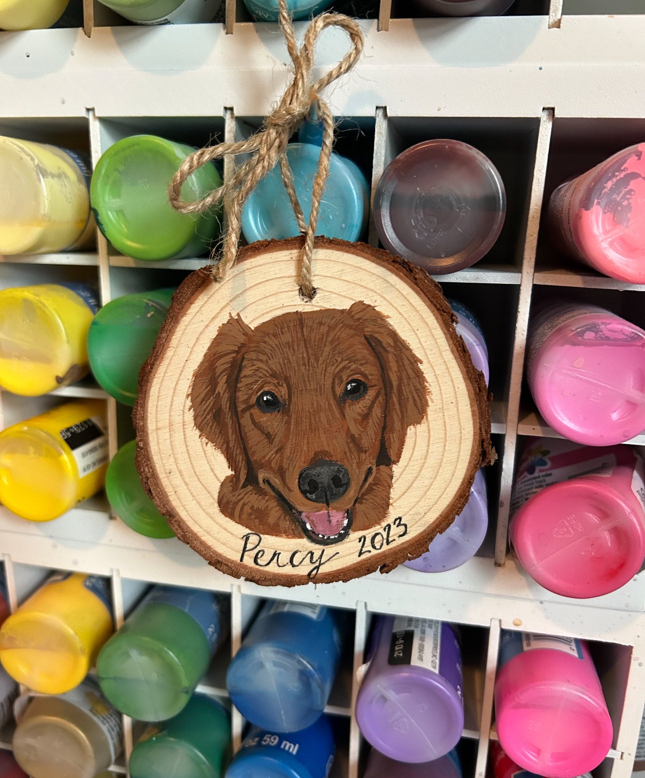 Custom Pet Portrait Ornaments, hand painted pet ornament, personalized pet memorial, pet lovers gift, custom dog portrait