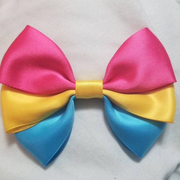 Pansexual Pride Bow - Etsy