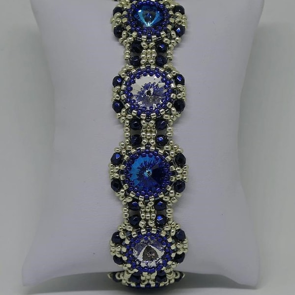 Bejeweled Bracelet & Earrings Beaded Pattern Tutorial by Deb Roberti ...