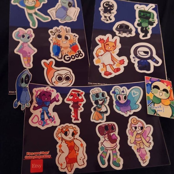 Dandy World Sticker Set - Etsy