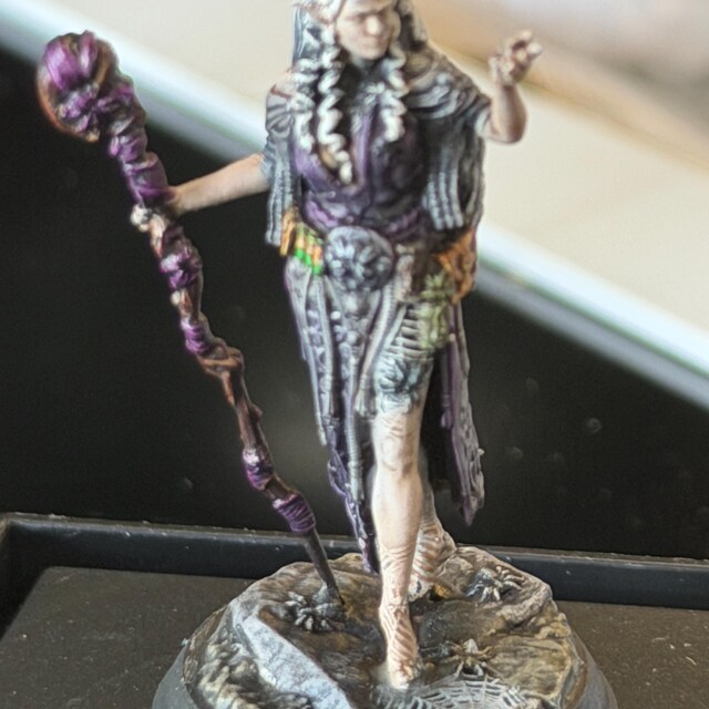 Dnd | Pathfinder | TTRPG Irinia - Female Elf | Drow - Wizard