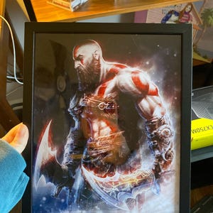 ゴッド・オブ・ウォー - 限定版ファインアートプリント - クレイトス