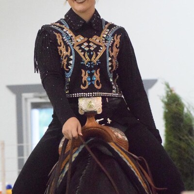 Ensemble Boléro Western Pour Concours – Avec Chemise Assortie – Fusion Enterprises