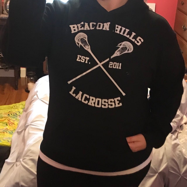 Beacon Hills Teen HOODIE Stilinski McCall Lahey All Names Lacrosse  PERSONALIZED