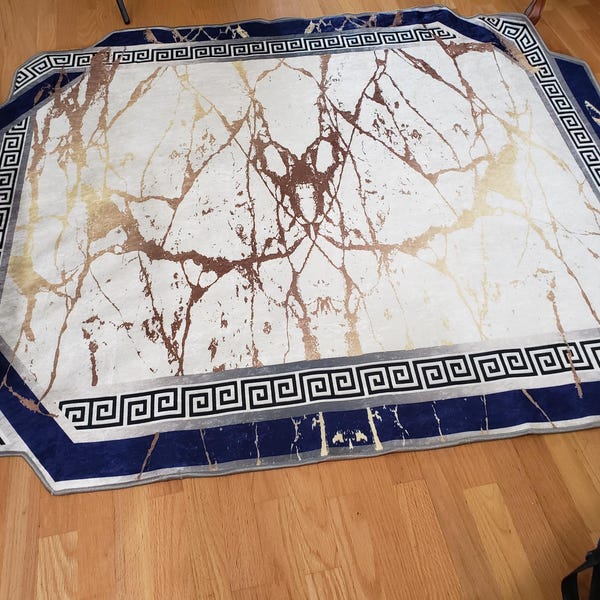 Gold Rug, Bright Gold Color Rug, Gold Decor Home Rug, Rugs for Living ...