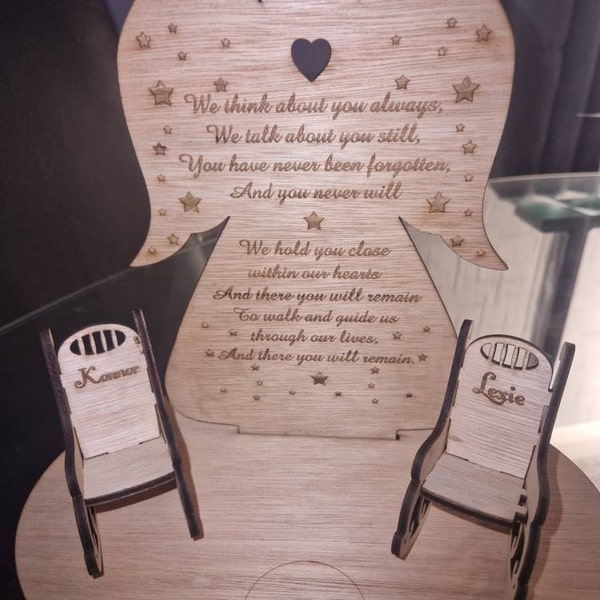 Personalised christmas candle holder