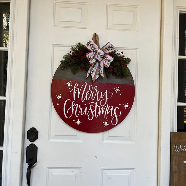 Front Door Decor Funny Door Sign Welcome Just Kidding Please Go Home ...