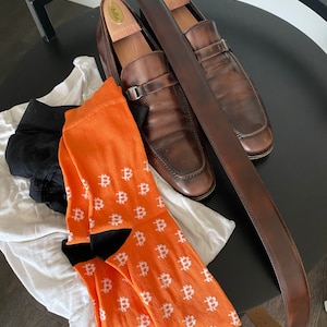 UK Size 7-11 EU size 41-46 Five pair Men/'s Bespoke Monogram Dress socks x27 sock colours available to select from. US size 8-12