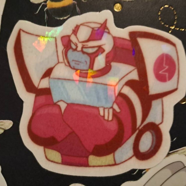 NON-VINYL -transformers Sparkle Stickers - Etsy