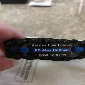 heroes live forever bracelet