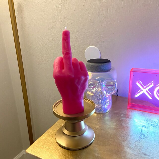 CANDLE HAND  F*CK YOU パープル Candlehand F*Ck You Candle Purple | END. (US)