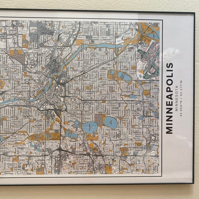 Custom Map Print, Street Names Custom Print, Custom Street Map, Custom ...