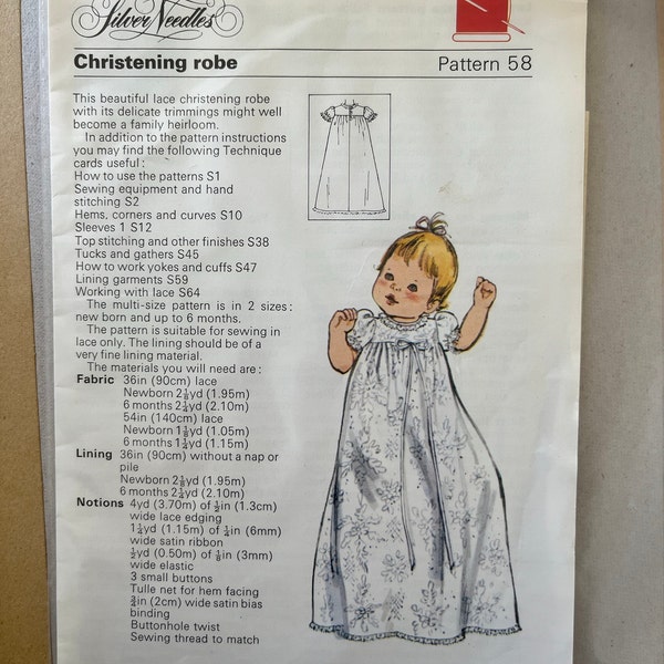 Ancien Transfert à Repasser Pour Broderie Deighton - Motif Floral « Coureur » Bleu - 30 Pouces