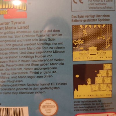 Super Mario Land (Game Boy/Pal) - Tested - Custodia e manuale Super Mario Land (Game Boy/Pal) - Tested - Custodia e manuale