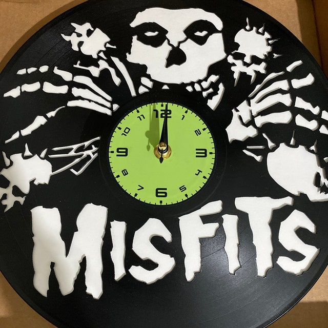 Reloj de disco de vinilo MISFITS Etsy Espana