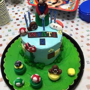 Video Game Inspired Fondant Cake Decoration Etsy Video Game Inspired Fondant Cake Decoration Etsy