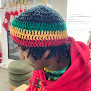 Crochet Snoodie Cap: 90s Style Dreads/locs Hat - Acrylic Blend - Etsy