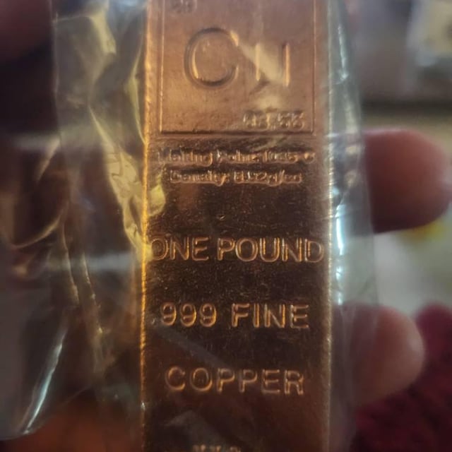 1 lb Copper Ingot .999 Fine Copper 16 oz copper bar Bullion - Etsy