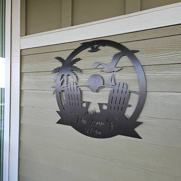 Custom Beach Decor, Nautical Decor, Lake House Decor, Summer Beach ...