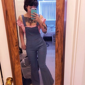 Love Me/women's Jeans Denim Jumpsuit/ Bib Overall With Removable High  Waisted Bell Bottoms Pants/ Vintage 70s Fashion Style. -  Canada